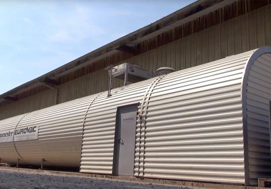 vacuum drying of sawn timber