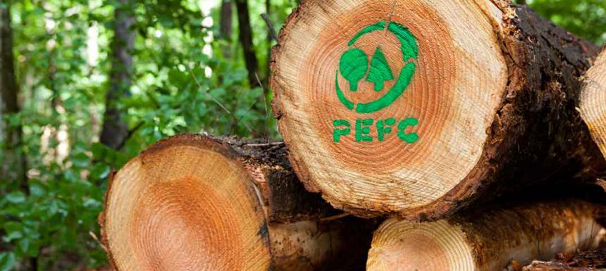 PEFC-certified sawmill 